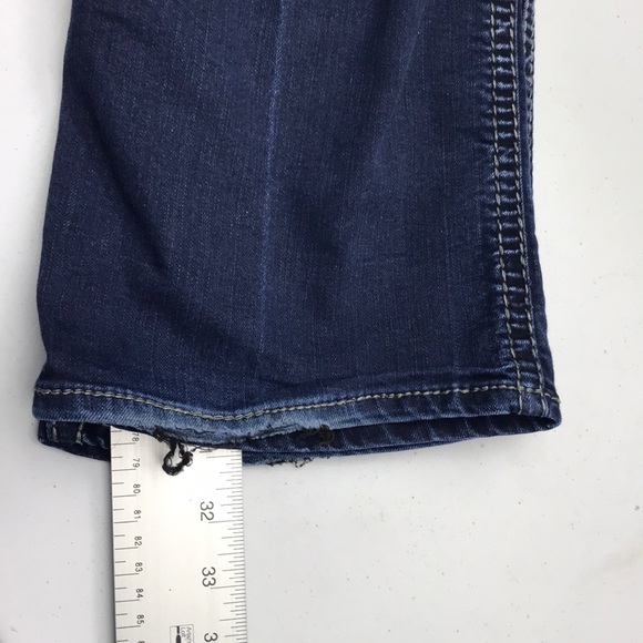 Womens Silver SUKI SLIM BOOT Jeans Sz 31x32 - Picture 8 of 10